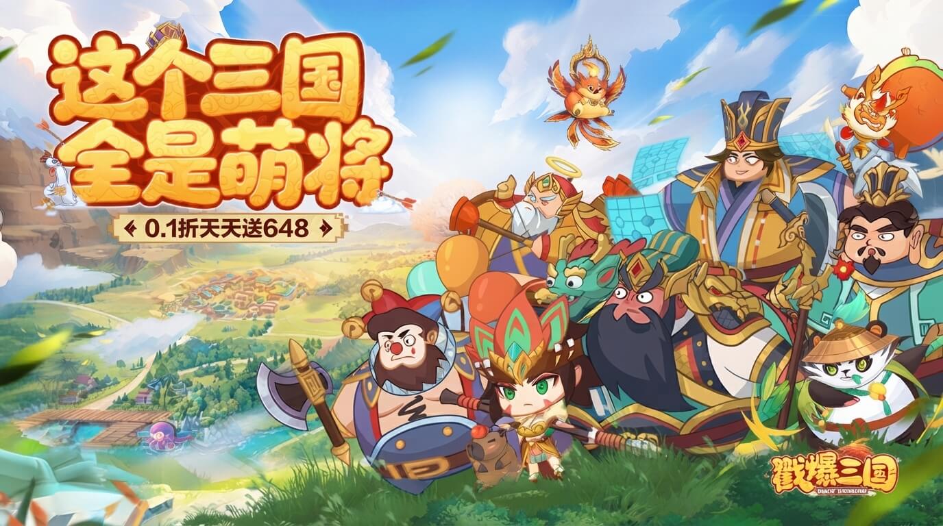 戳爆三国(0.1折天天送648